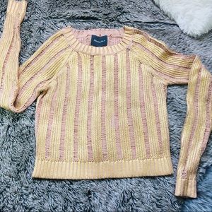 Lovemarks anthropologie rose gold sweater size small